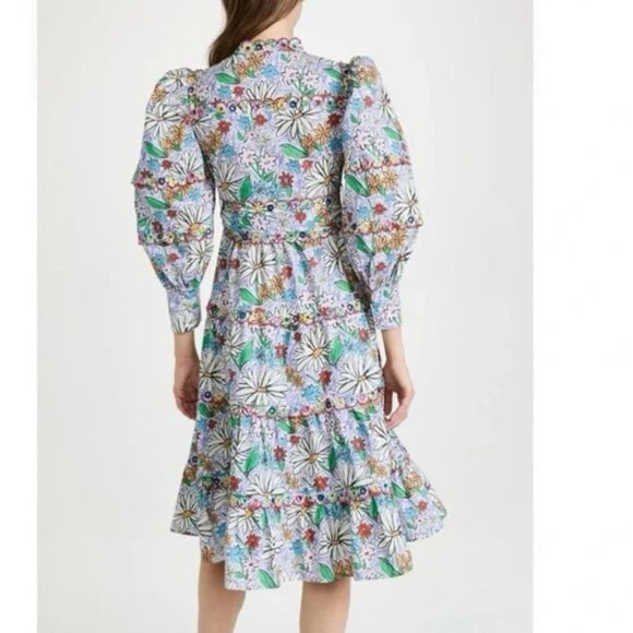 Celia B Oliver scalloped midi tiered dress - Picture 5 of 12